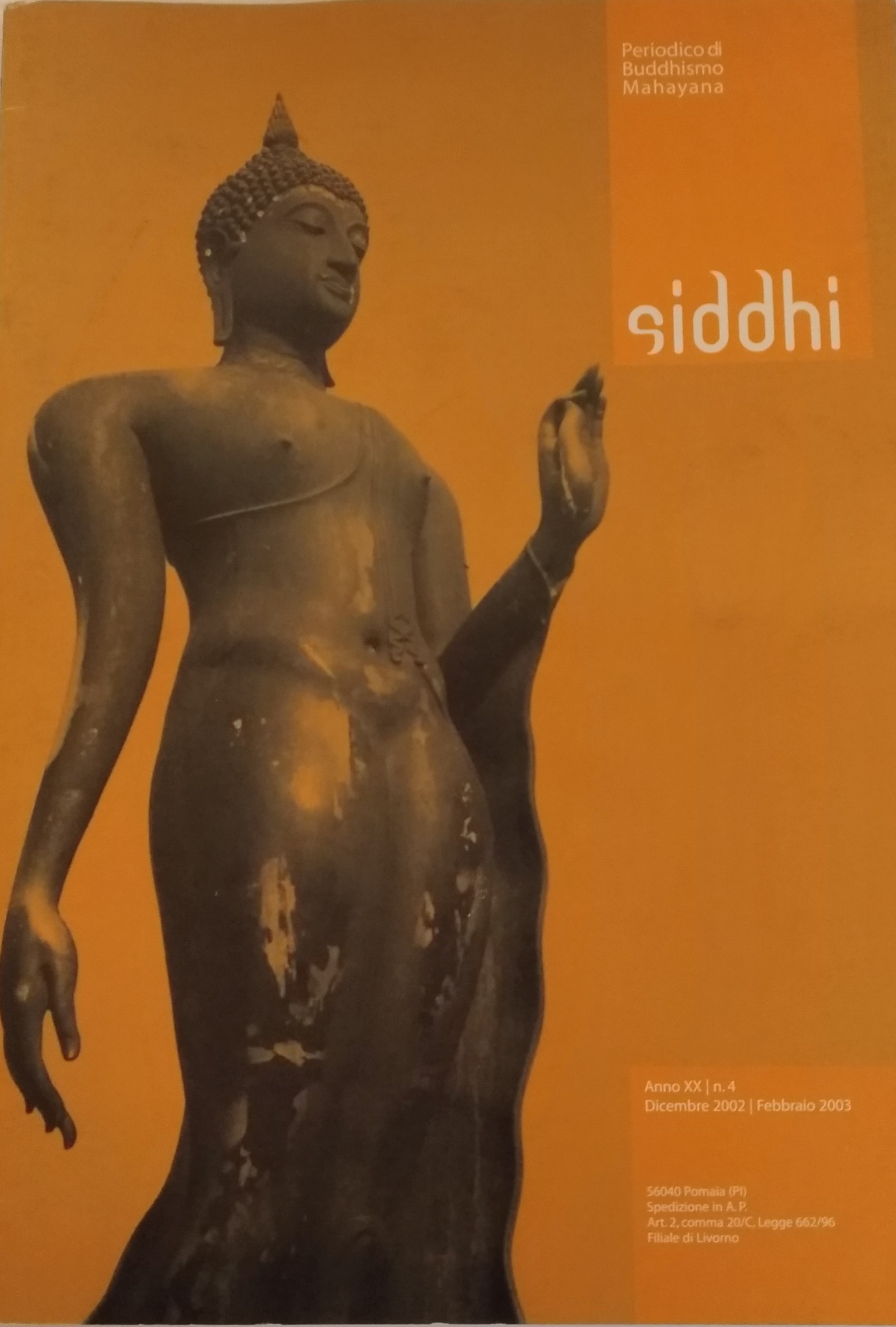 RIVISTA - SIDDHI anno XX n.4, dic 02/feb 03