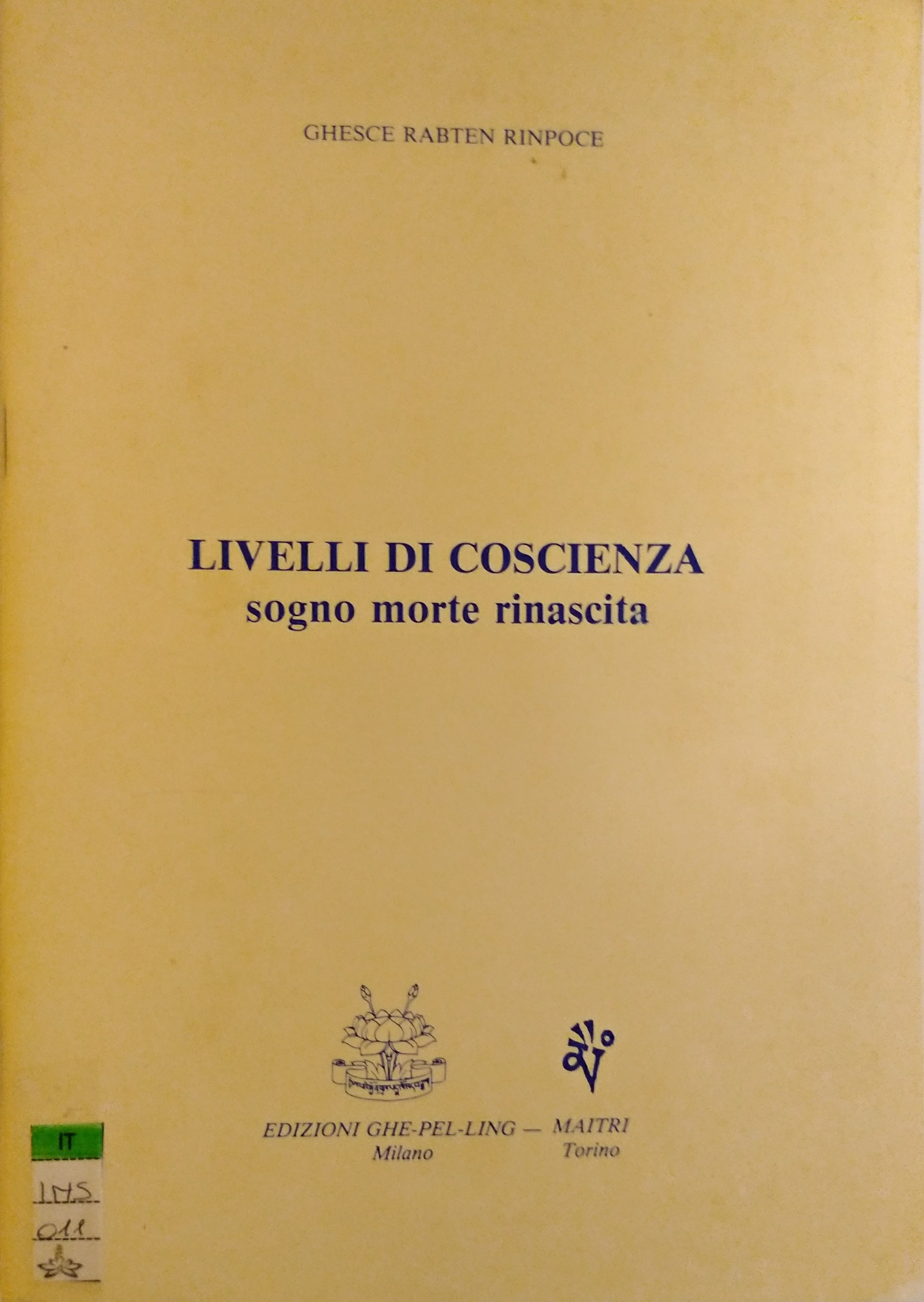 Livelli di coscienza: sogno, morte, rinascita